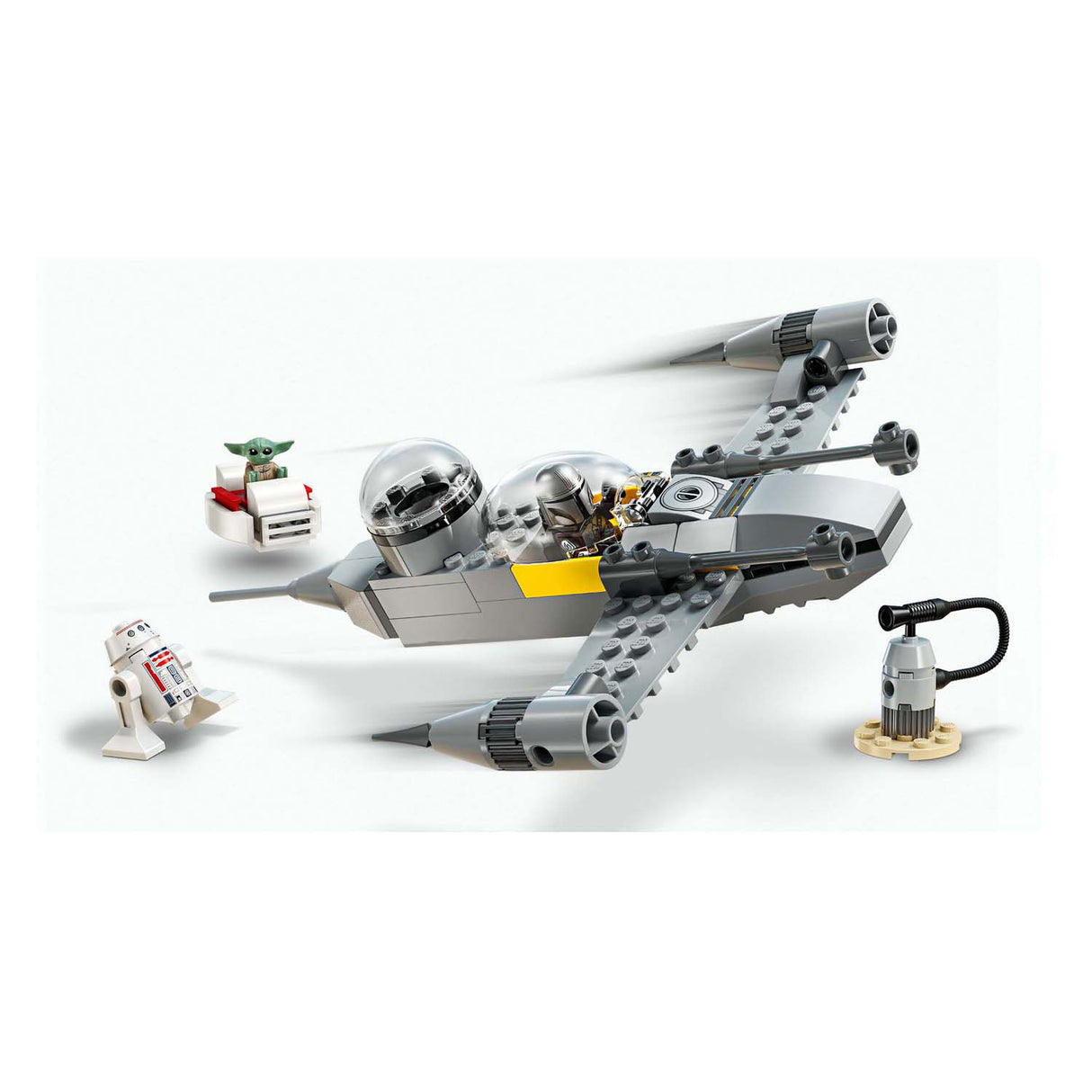 LEGO Star Wars 75410 Mando y Starfighter N-1 de Groguu