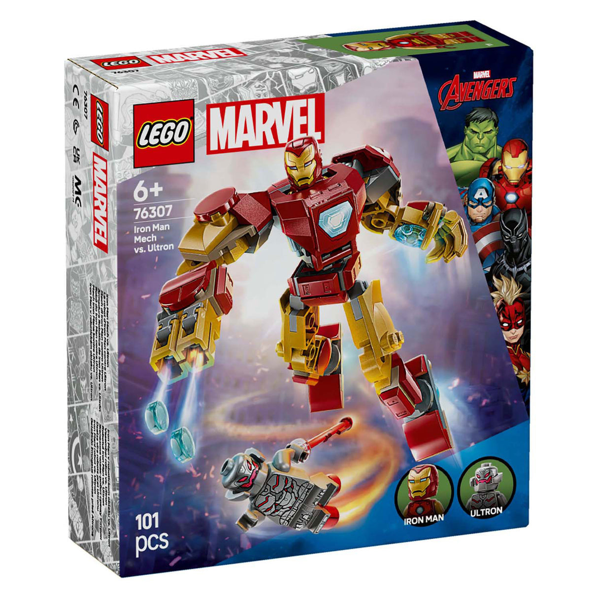 Lego Super Helden 76307 Eisen Man Mechan Mech. ultron