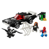 Lego super heroes 76309 spider-man vs. venoms klassieke auto