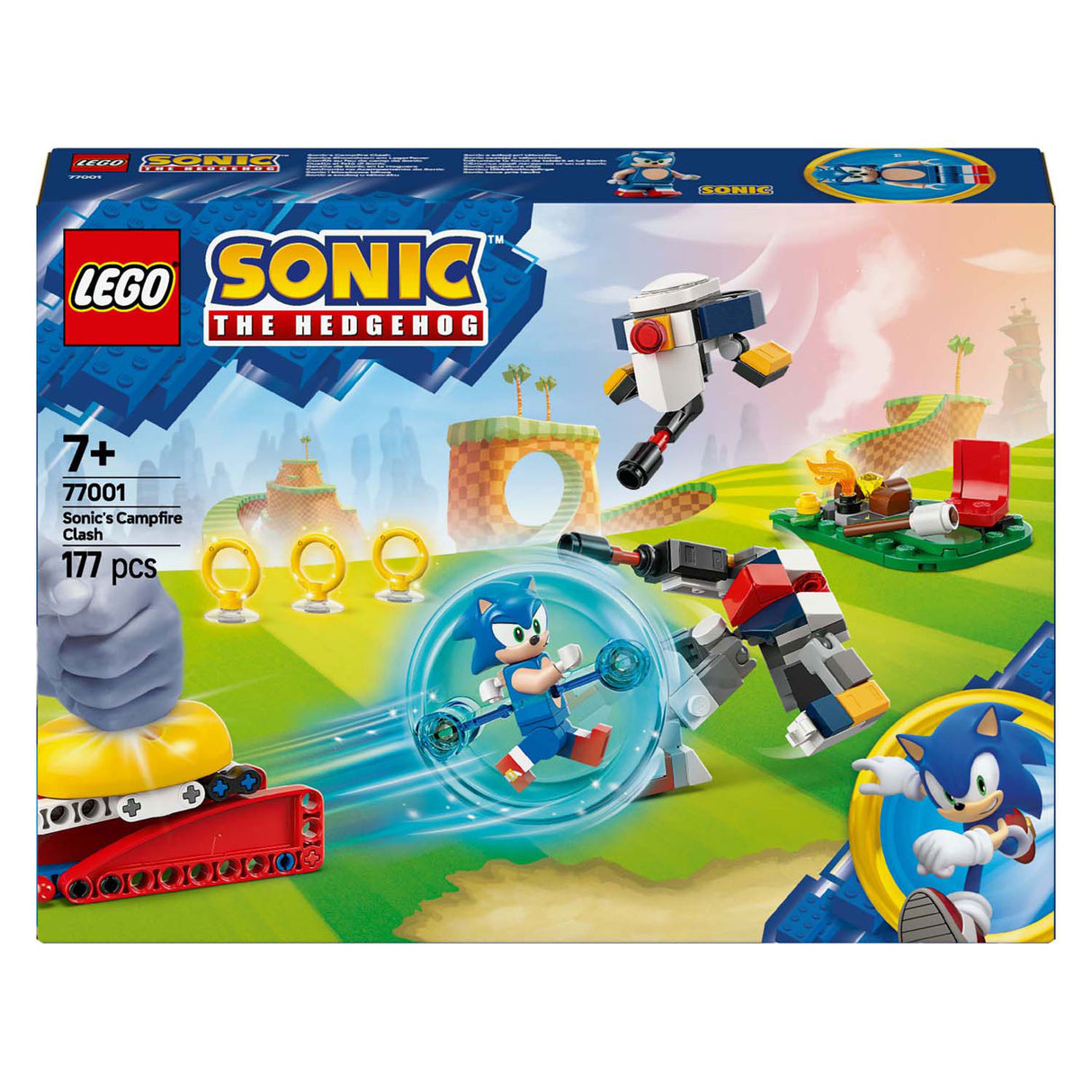 Lego Sonic the Hedgehog 77001 Sonics Kracheting w ognisku