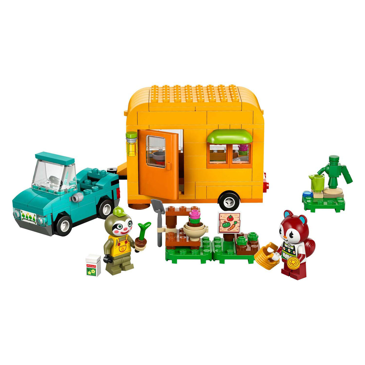 Lego Animal Crossing 77054 Leifs Caravan and Tuinwinkel