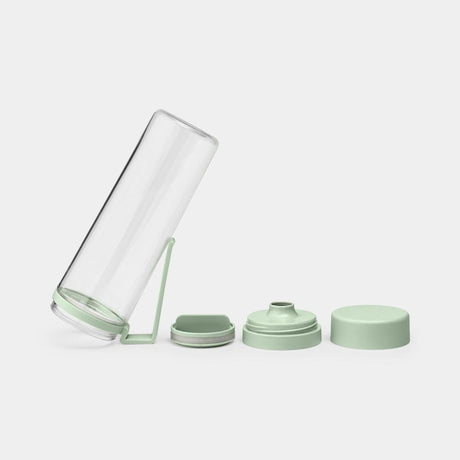 Brabantia Make-Take-Trinkflasche mit Sieb, 0,5 l, Jadegrün