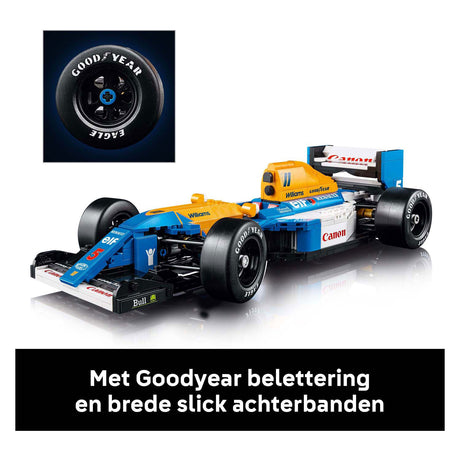 Lego-Ikonen Williams Racing FW14B und Nigel Mansell Formel-1-Auto – 10353