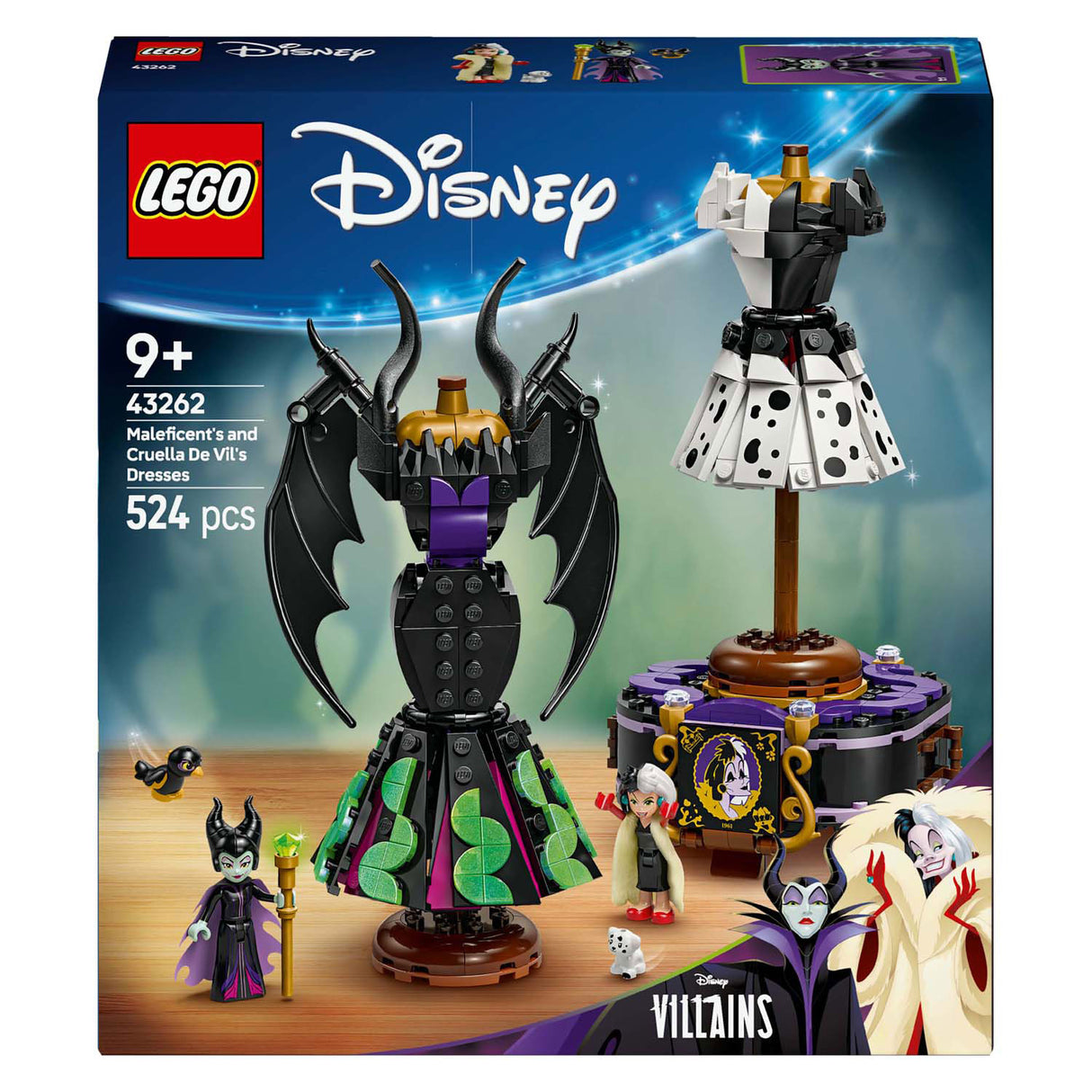 Lego Disney 43262 Die Kleider von Maleficent und Cruella de Vil