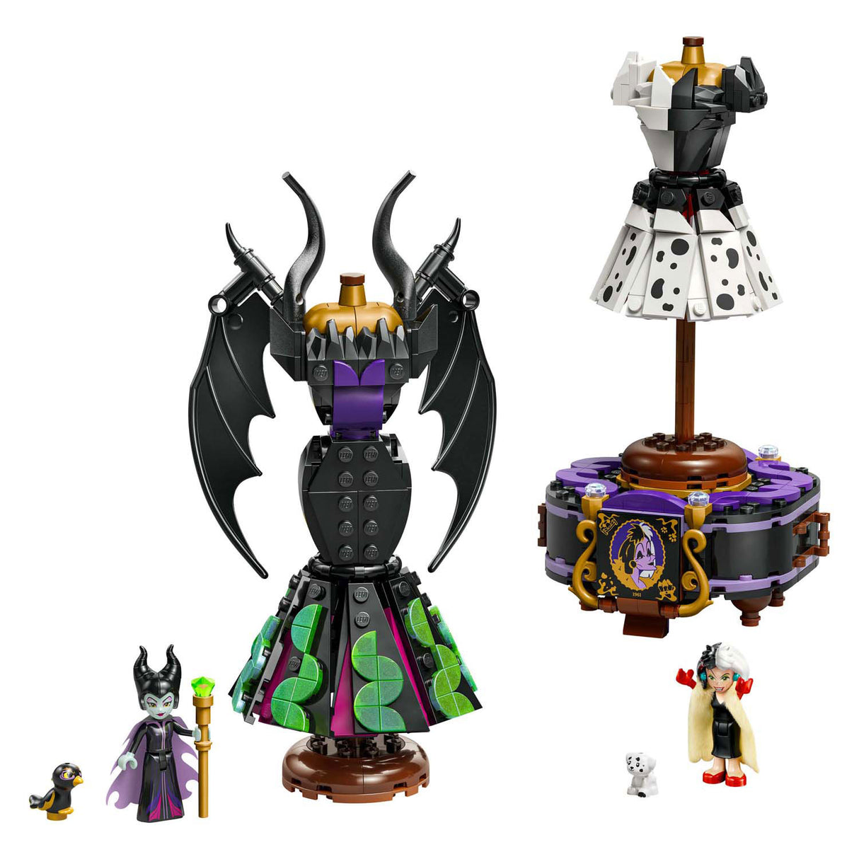 Lego® Disney Villains – Maleficent und Cruella de Vils Kleider – 43262