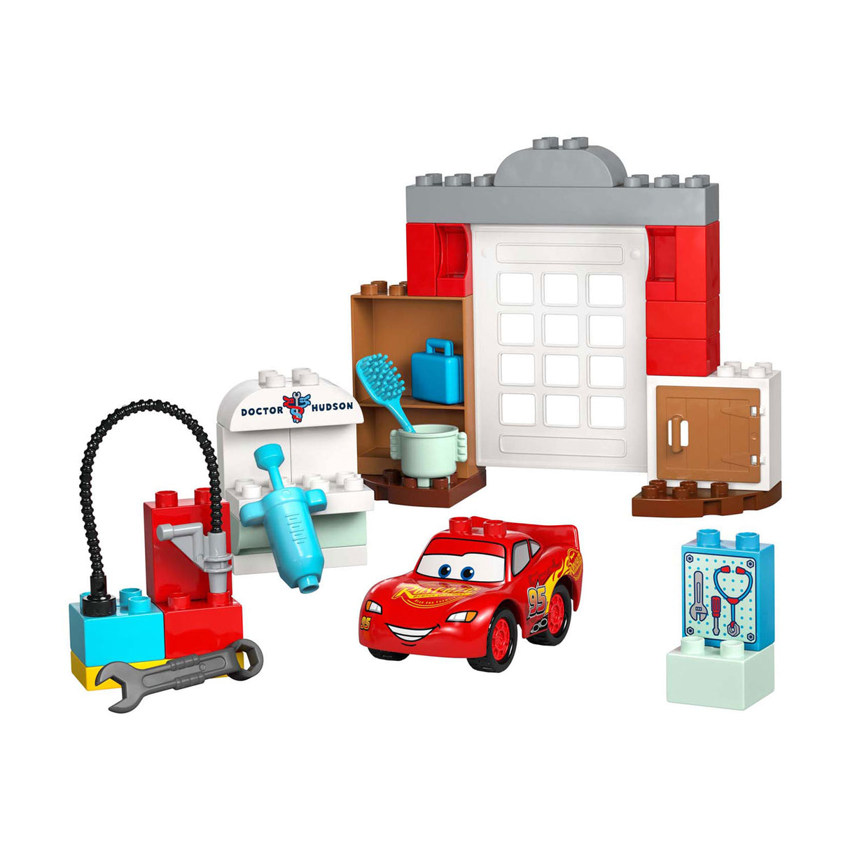 Lego Duplo Disney und Pixar Cars McQueens Besuch in Docs Garage – 10456