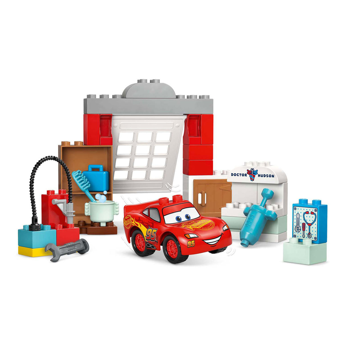 Lego Duplo Disney und Pixar Cars McQueens Besuch in Docs Garage – 10456