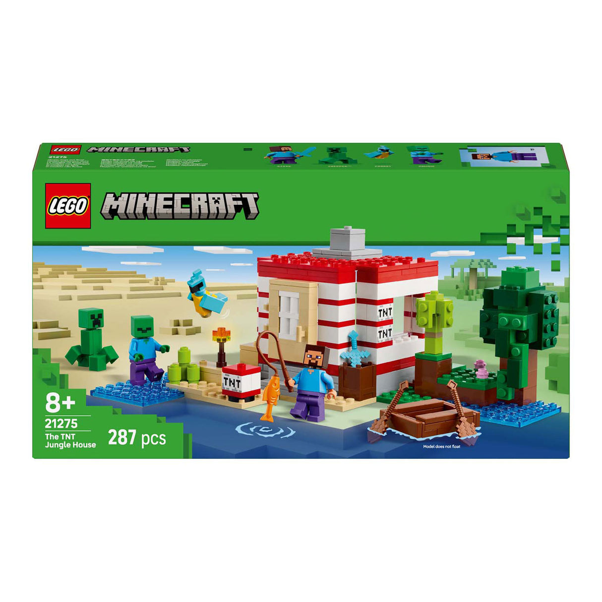Lego Minecraft 21275 Das TNT-Dschungelhaus