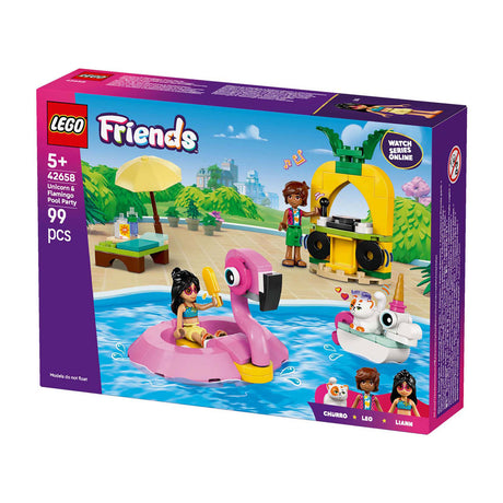 Lego Friends 42658 Poolparty mit Flamingo und Einhorn