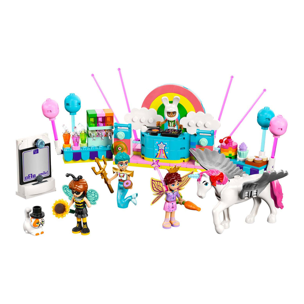 Lego® Friends Kostümparty mit Einhorn und Fee – 42661