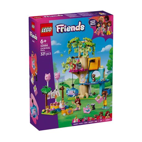 Lego Friends 42666 Katzengeburtstagsparty und Baumhaus