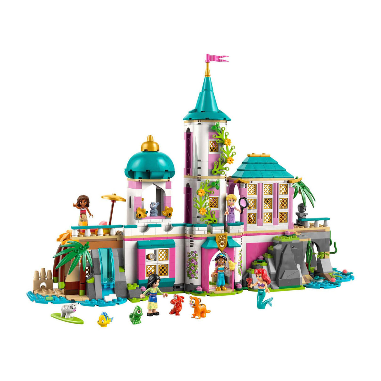 Lego 43267 Disney Princess, Prinzessinnenschloss und königliche Haustiere