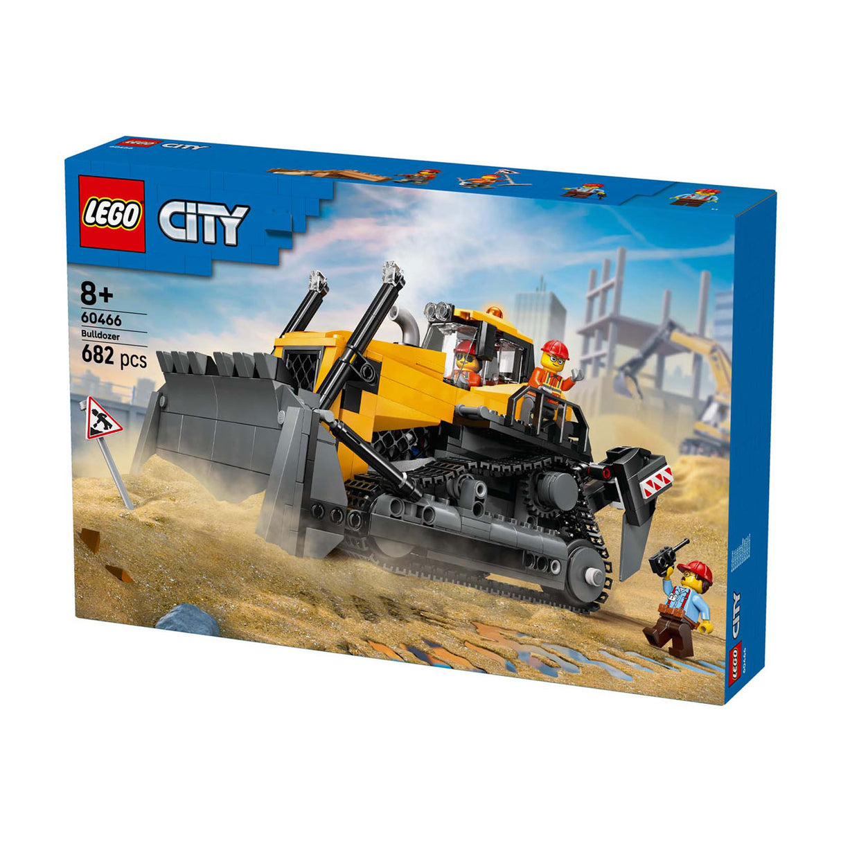 Lego City 60466 Gelber Bulldozer