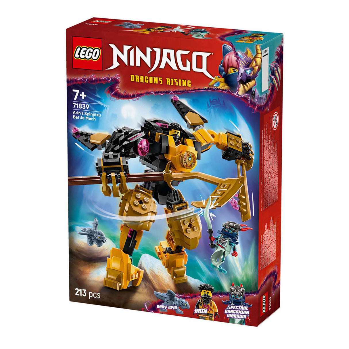 Lego Ninjago 71839 Arins Spinjitzu-Kampfmech