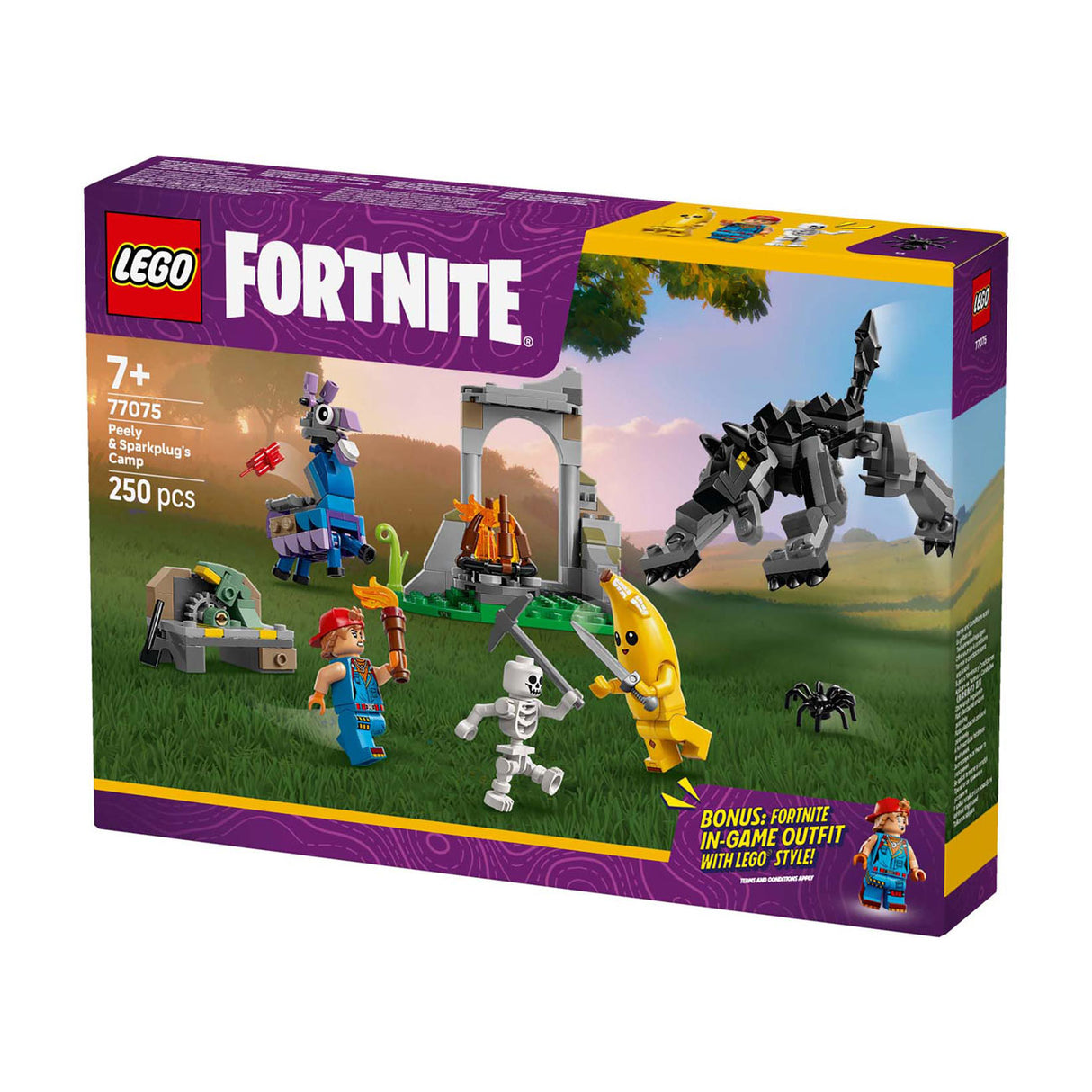 Lego Fortnite 77075 Peely und Zündkerzenlager