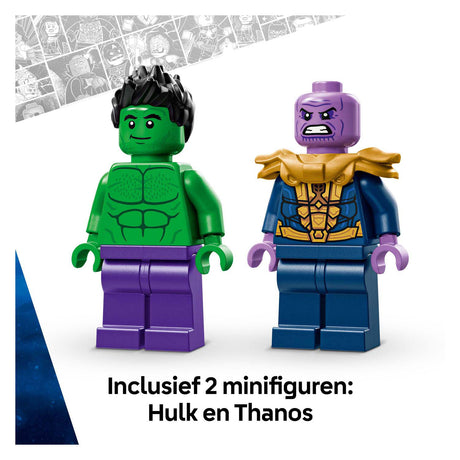Lego Marvel: Hulk Truck vs. Thanos – Superhelden-Spielzeug – 76312