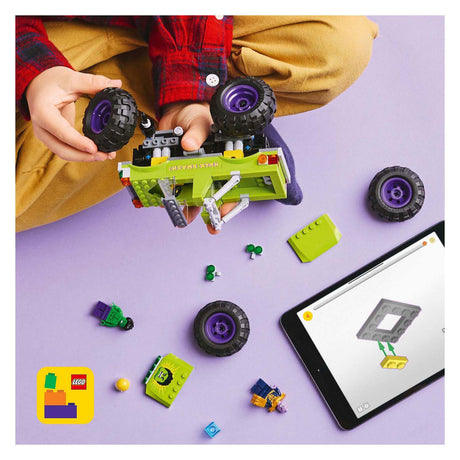 Lego Marvel: Hulk Truck vs. Thanos – Superhelden-Spielzeug – 76312