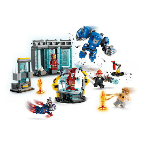 Lego Marvel Iron Mans Labor: Rüstungsraum-Set – 76315