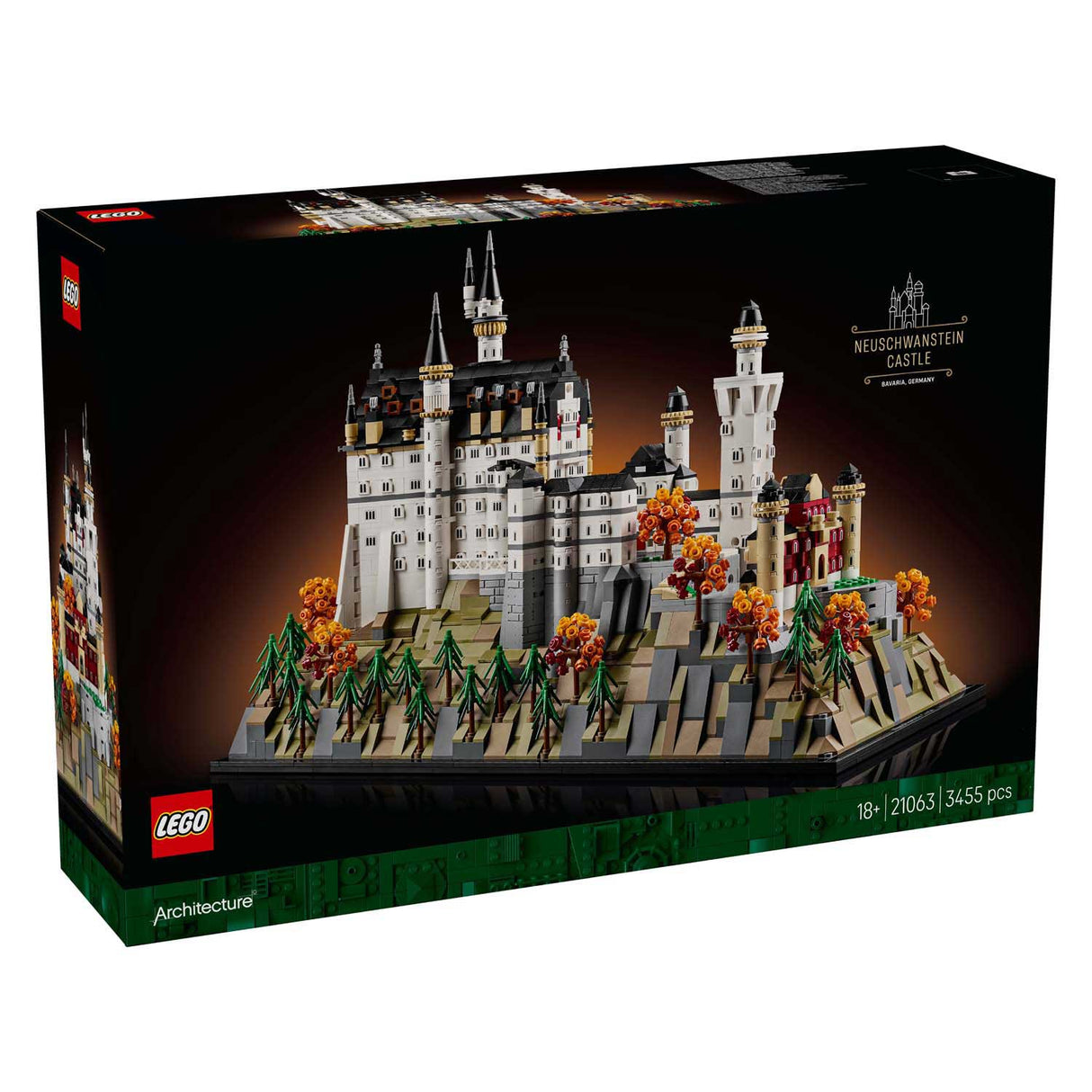 Lego-Architektur 21063 Sammlungsset Schloss Neuschwanstein