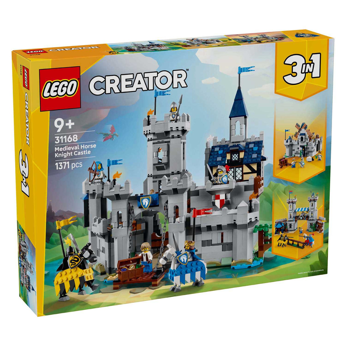 Lego Creator 31168 mittelalterliche Burg mit Rittern zu Pferd