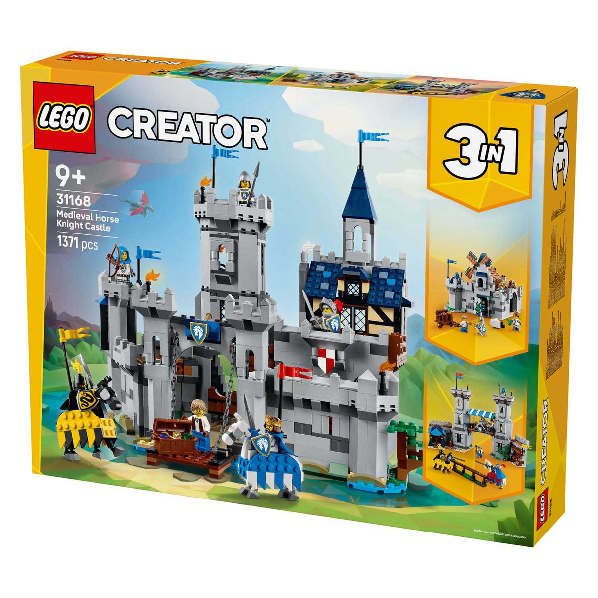 Lego Creator 31168 mittelalterliche Burg mit Rittern zu Pferd