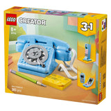 Lego® Creator 3in1 Retro-Telefon, Vintage-Telefon – 31174