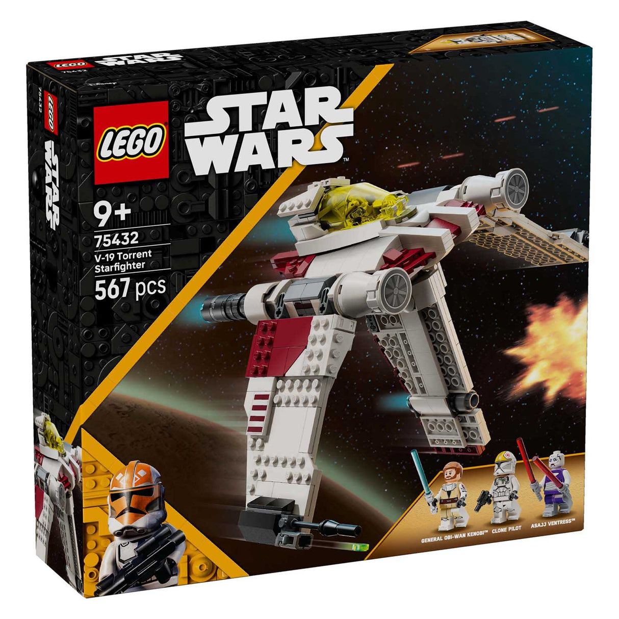 Lego® Star Wars: The Clone Wars™ V-19 Torrent Starfighter – 75432