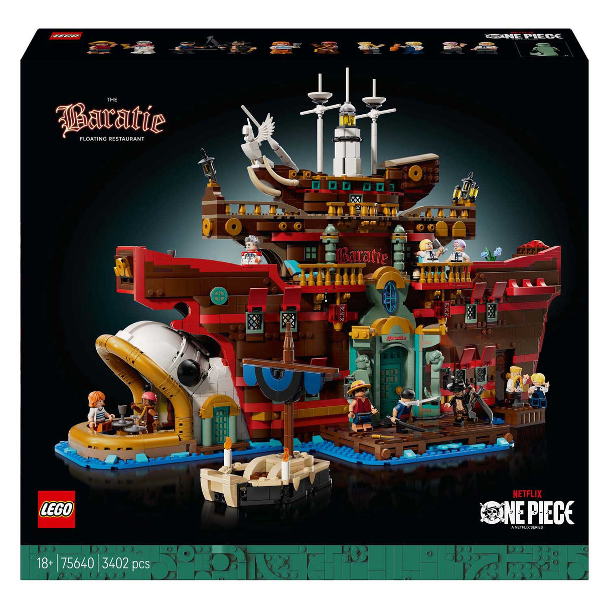 Lego One Piece 75640 Das schwimmende Restaurant Baratie