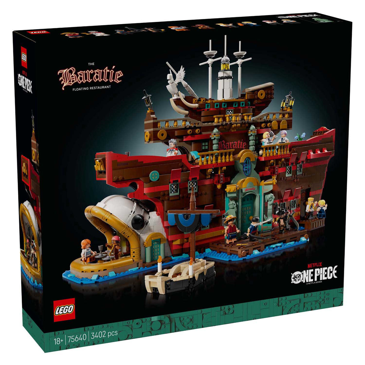 Lego® One Piece: Das schwimmende Restaurant Baratie – 75640
