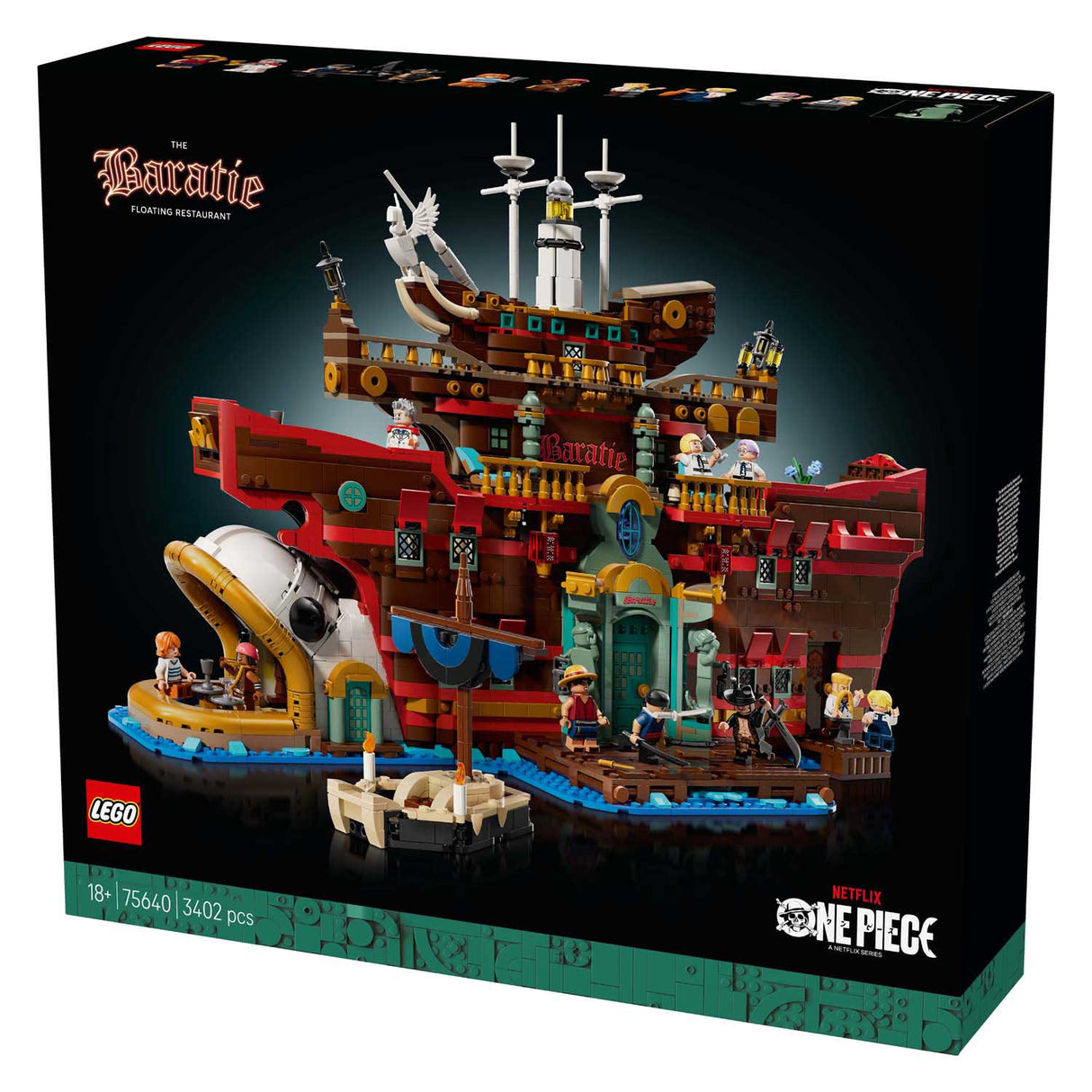 Lego® One Piece: Das schwimmende Restaurant Baratie – 75640