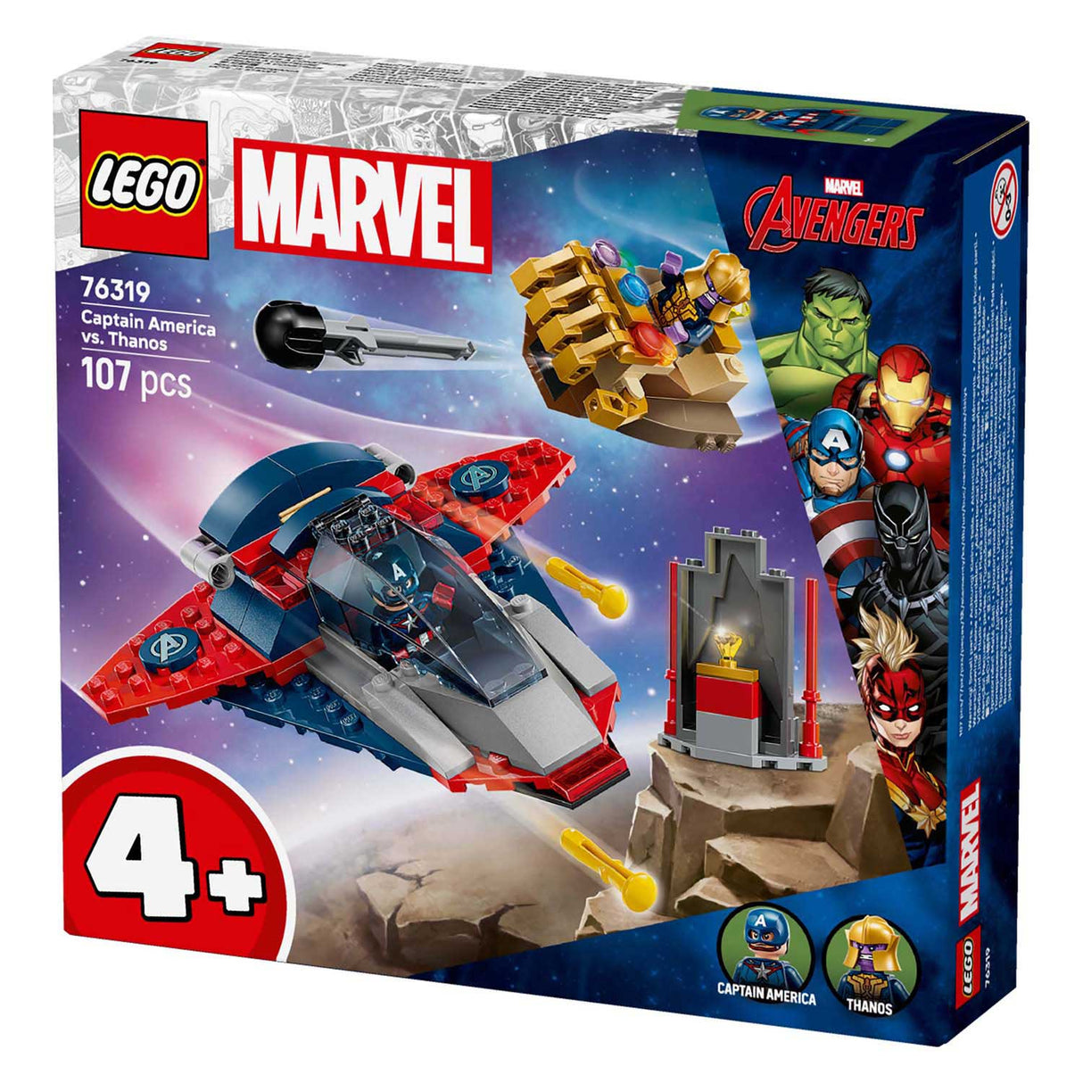 Lego Superhelden Marvel 76319 Captain America vs. Thanos