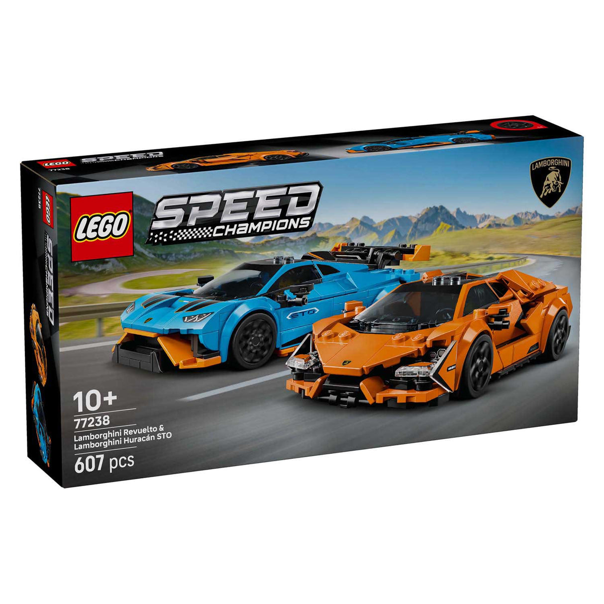 Lego® Speed Champions Lamborghini Revuelto und Huracán Sto – 77238