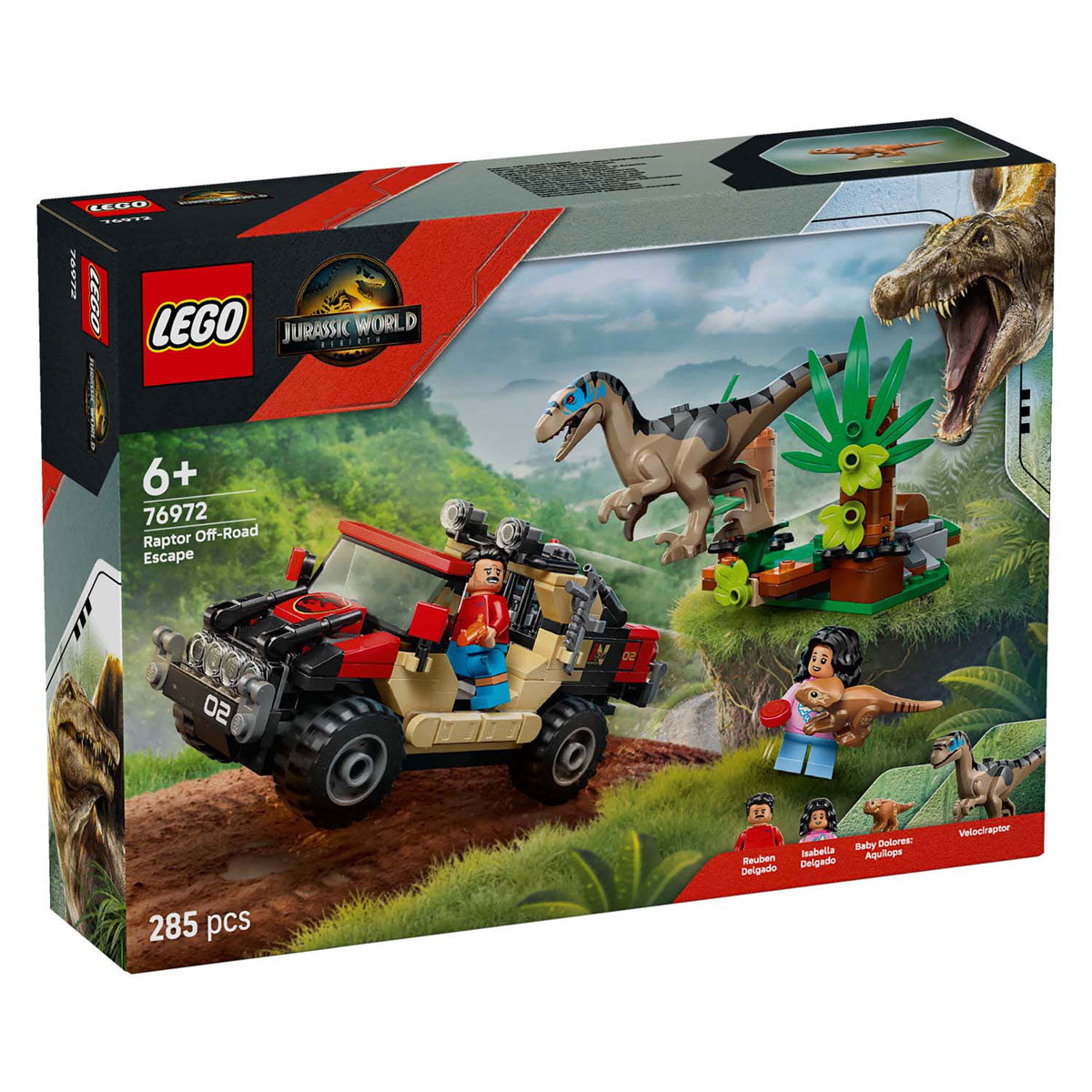Lego Jurassic World 76972 Offroad-Eaptor-Flucht
