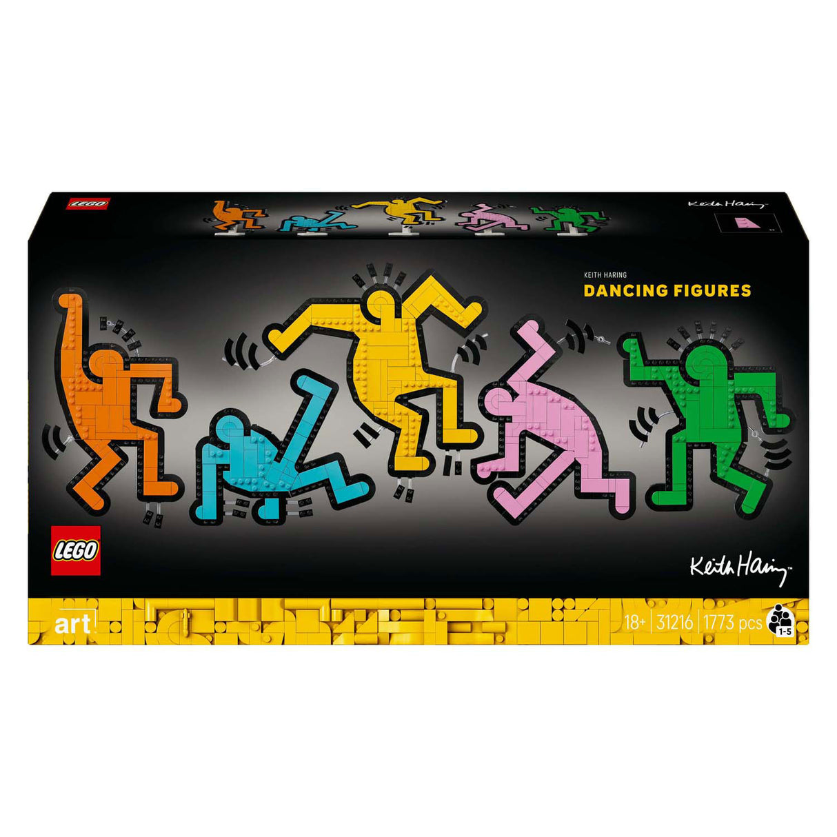 Lego 31216 Art Keith Haring – tanzende Figuren