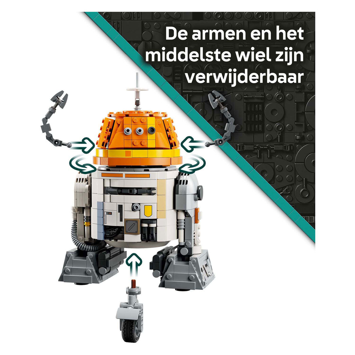 Lego® Star Wars: Ahsoka™ Chopper (C1-10P)™ Astromech-Droide – 75416
