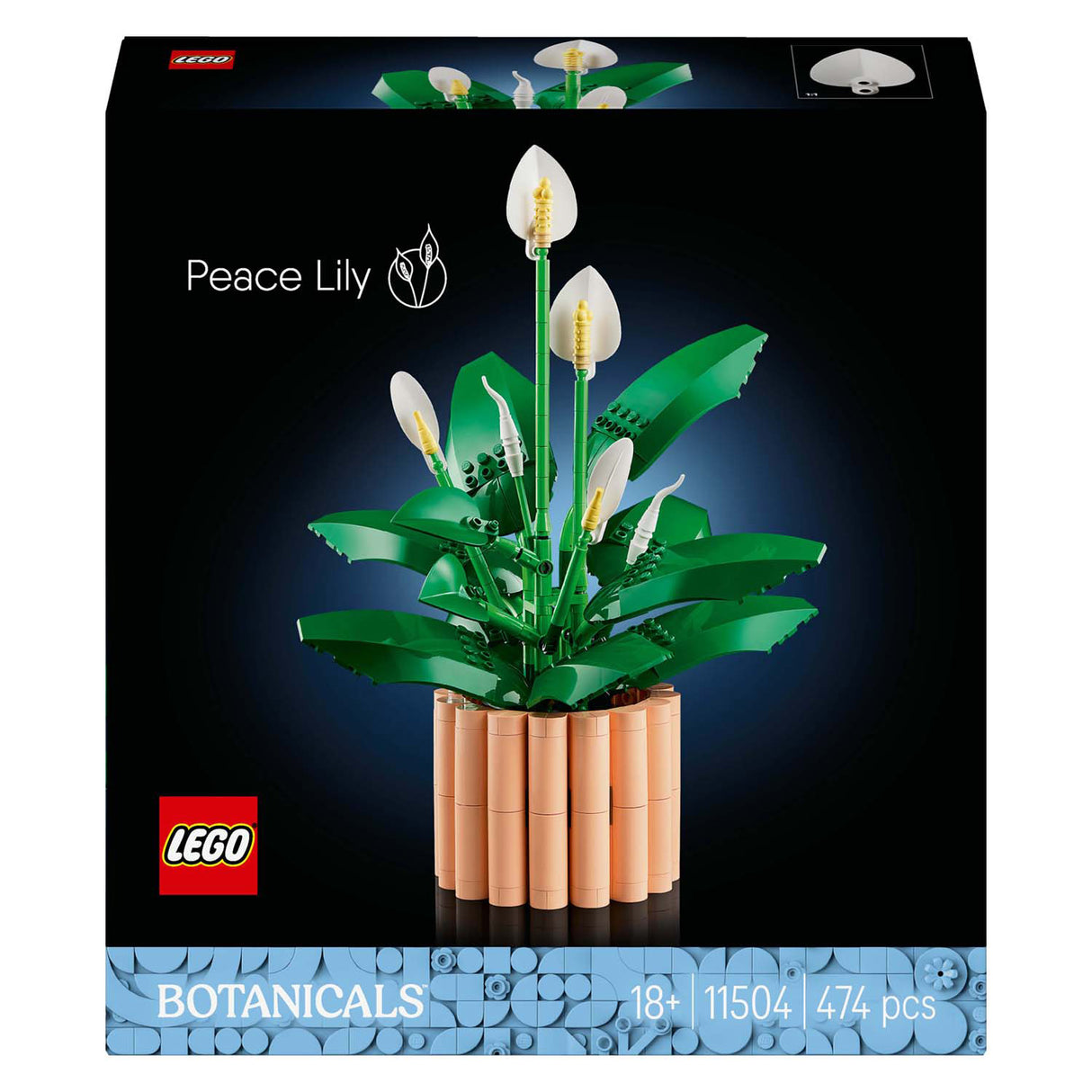 Lego Botanicals 11504 Friedenslilienblüten