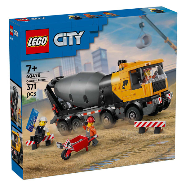 Lego City tolle Fahrzeuge 60478 Betonmischer
