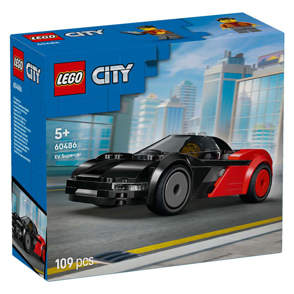 Lego City tolle Fahrzeuge 60486 EV Supersportwagen | 2 Stk