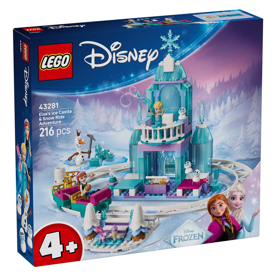 Lego Disney Princess 43281 Elsas Eisschloss und Schneefahrt