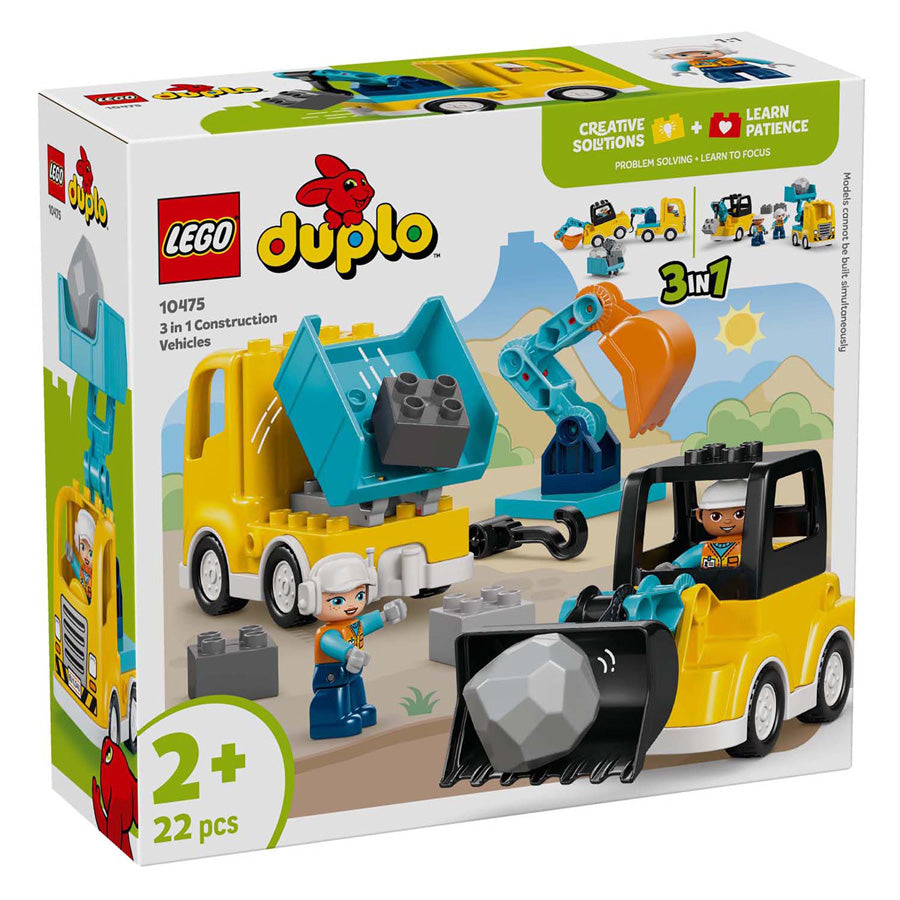 Lego Duplo Town 10475 3in1 Baufahrzeuge