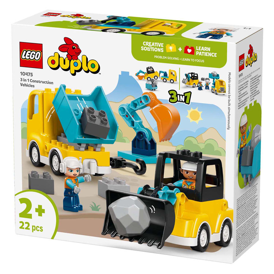 Lego Duplo Town 10475 3in1 Baufahrzeuge