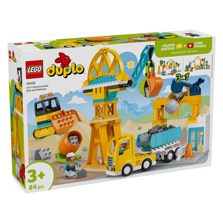 Lego Duplo Town 10476 3in1 Baustelle und Fahrzeuge