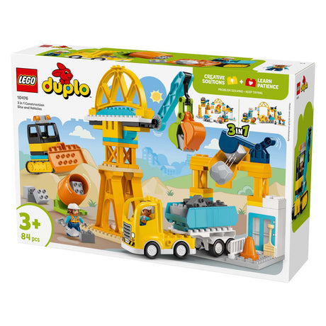Lego Duplo Town 10476 3in1 Baustelle und Fahrzeuge