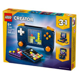 Lego® Creator 3-in-1-Retro-Spielekonsolen-Spielzeugmodell – in einen Desktop- oder Arcade-Automaten umwandelbar – 31380