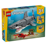 Lego Bauspielzeug „Wilder Hai mit Schatztruhe“ (31381)