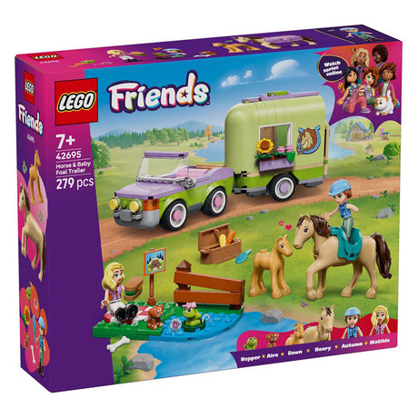 Lego Friends 42695 Anhänger mit Pferd und Fohlen