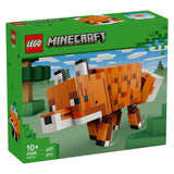 Lego Minecraft der Fuchs, Kinderzimmerdekoration und Tierspielzeug für Kinder – 21588