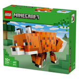 Lego Minecraft der Fuchs, Kinderzimmerdekoration und Tierspielzeug für Kinder – 21588