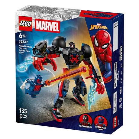 Lego Marvel Super Heroes – Miles Morales Mecha vs. Spider-Man 2099 Konstruktionsspielzeug (76337)