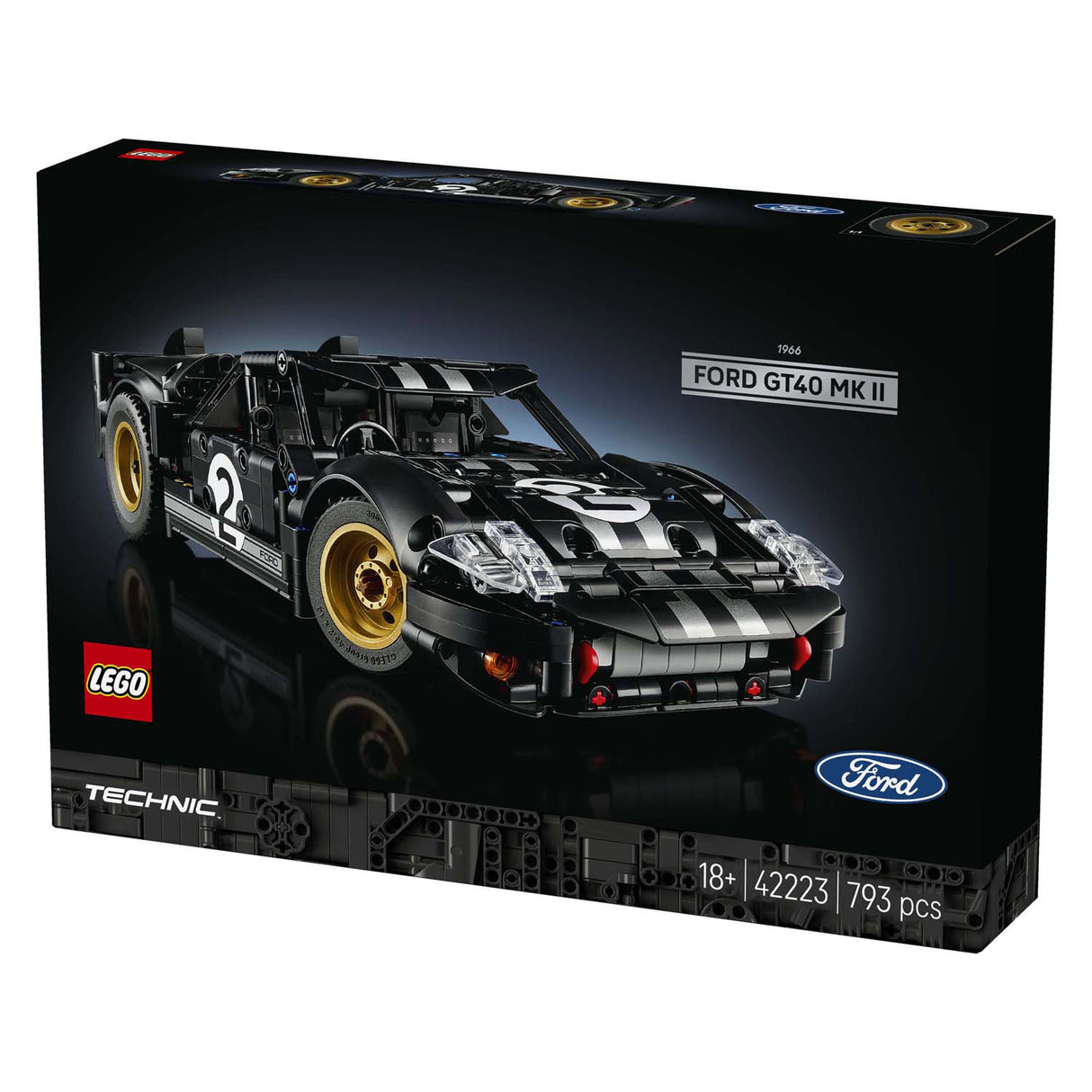Lego Technic 42223 1966 Ford GT40 Mkii Rennwagen